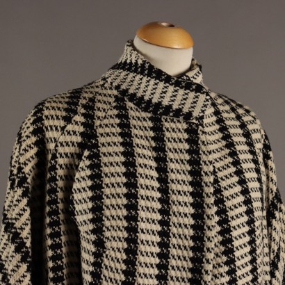 Cappotto Vintage Bianco e Nero