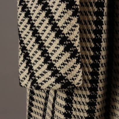 Cappotto Vintage Bianco e Nero
