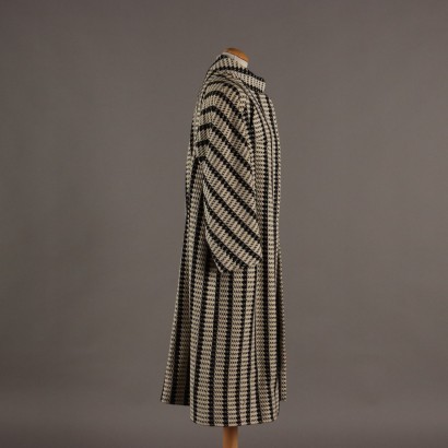 Cappotto Vintage Bianco e Nero