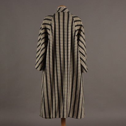 Cappotto Vintage Bianco e Nero