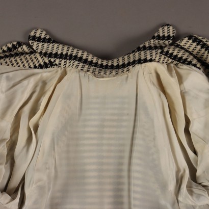 Cappotto Vintage Bianco e Nero