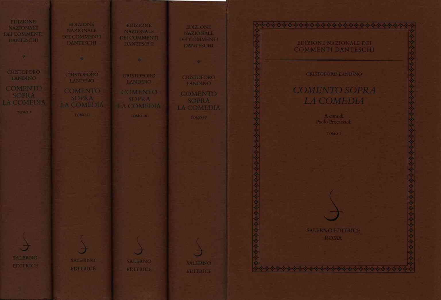 Commento sopra la commedia (4 Volumi)