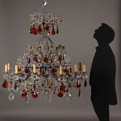 LAMPADARIO,Lampadario a Dodici Luci