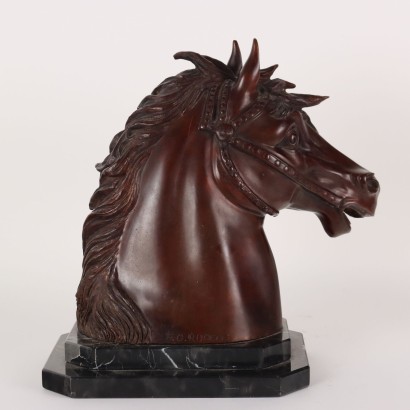Bronze Horse Head, Bronze Horse Head F.G. Ruocco
