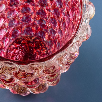 Vaso Lenti di Barovier e Toso,Vaso Ercole Barovier serie 'Len