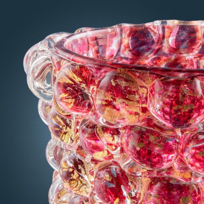 Vaso Lenti di Barovier e Toso,Vaso Ercole Barovier serie 'Len