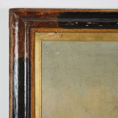 Dipinto Paesaggio con Figure