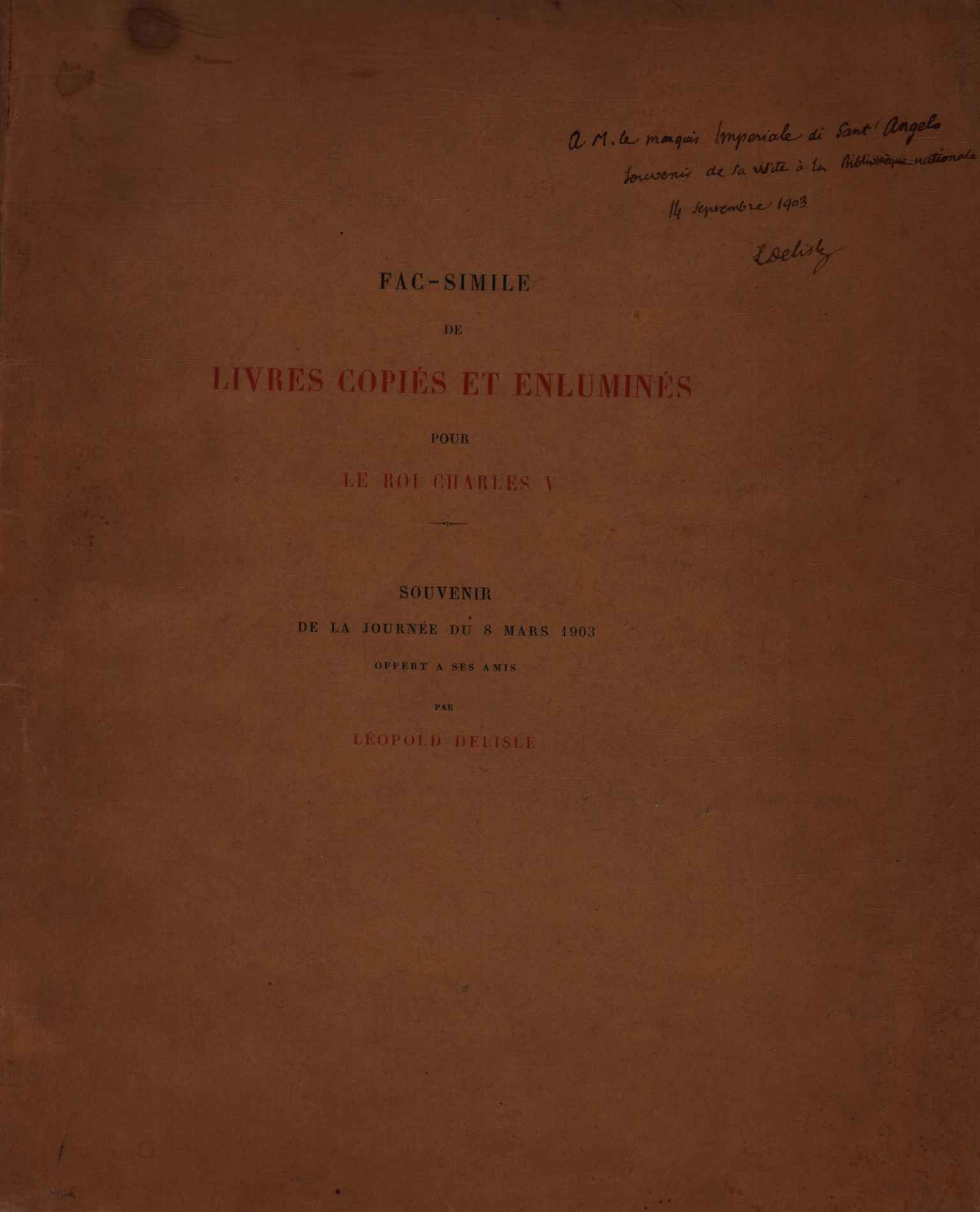 Fac-simile de livres copies et enlumines