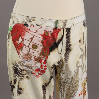 Just Cavalli Pantaloni con Farfalle e
