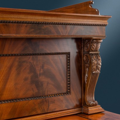 antiquariato, credenza, antiquariato credenza, credenza antica, credenza antica italiana, credenza di antiquariato, credenza neoclassica, credenza del 800,Scrivania con segreti,Scrivania attribuibile a Henry Thomas Pe,Scrivania Henry Thomas Peters