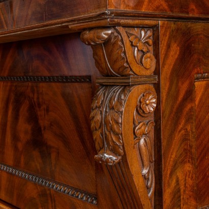 antiquariato, credenza, antiquariato credenza, credenza antica, credenza antica italiana, credenza di antiquariato, credenza neoclassica, credenza del 800,Scrivania con segreti,Scrivania attribuibile a Henry Thomas Pe,Scrivania Henry Thomas Peters