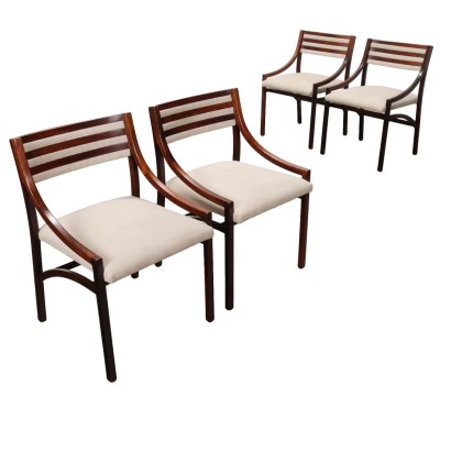 Cassina 110 Chairs Design Ico Parisi Vintage Italy 1960s
