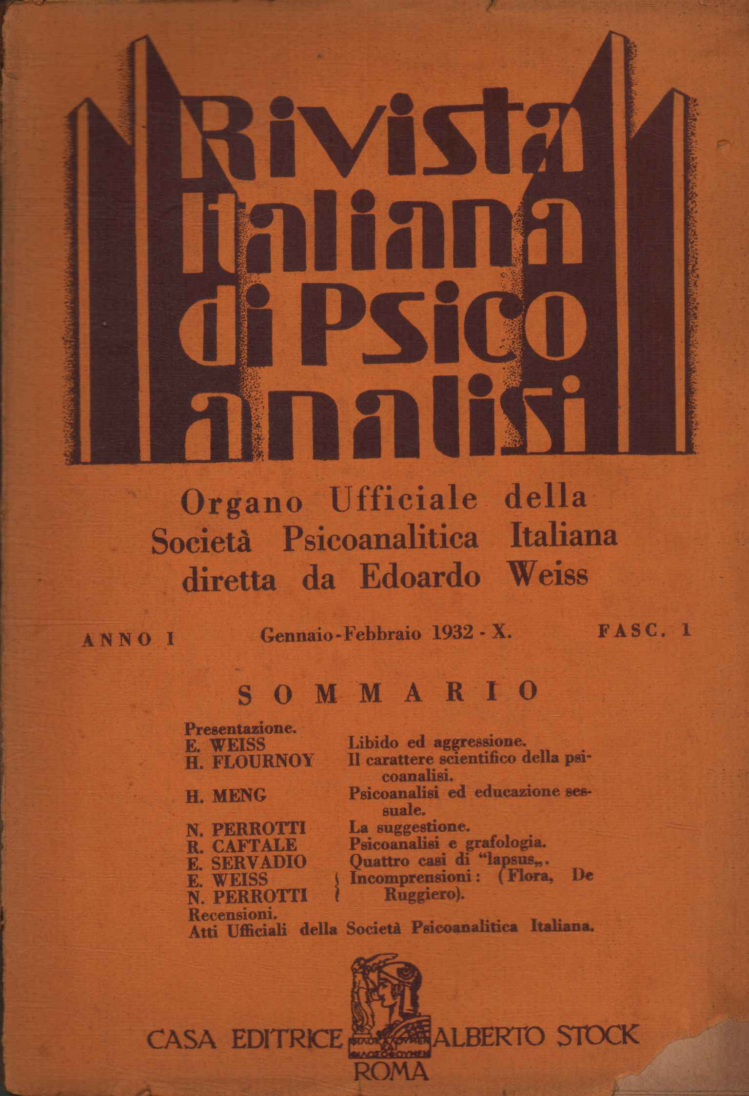 Italian Journal of Psychoanalysis,Italian Journal of Psychoanalysis. Organ%2,Italian Journal of Psychoanalysis. Organ%2,Italian Journal of Psychoanalysis. Year I
