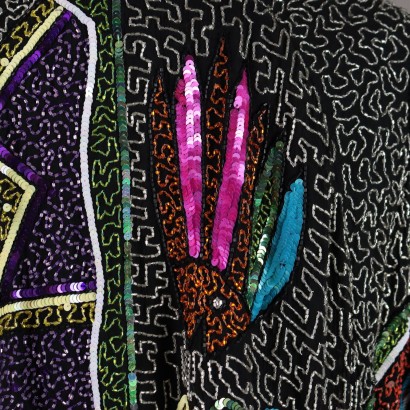 Vintage Jacket in Embroidered Silk