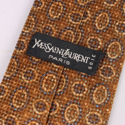 Yves Saint Laurent Cravatta Vintage Geom