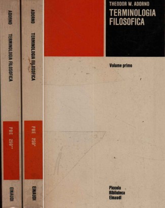 Terminologia filosofica (2 Volumi)