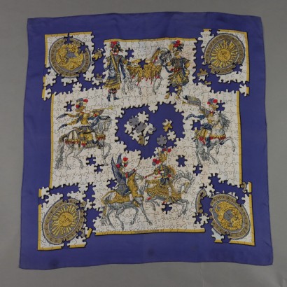 Hermes Foulard Vintage Puzzle