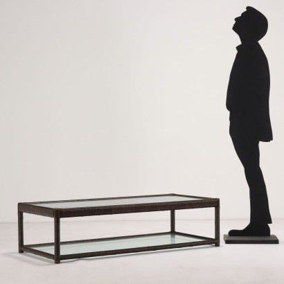 TABLE BASSE en osier