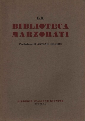 Catalogo della biblioteca Marzorati