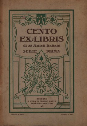 Collezione di ex-libris, partecipazioni, imprese, allegorie, marche, ecc... Serie I- L'ex-libris italiano