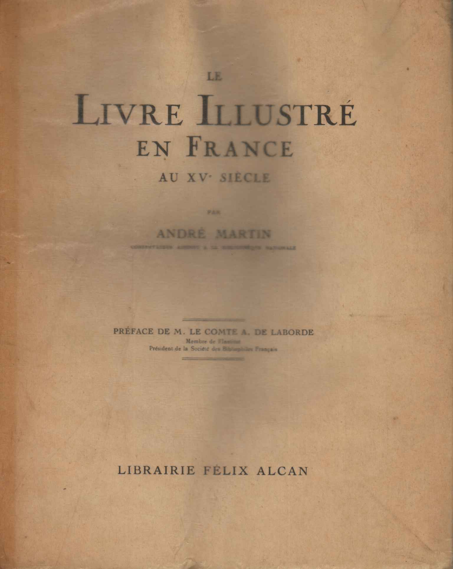 Le livre illustrè en France au XV