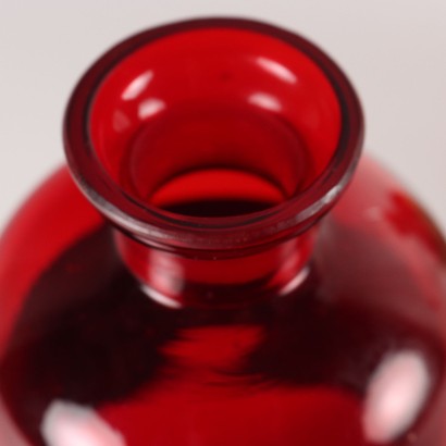 Paar böhmische Glasflaschen