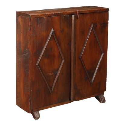 Buffet Ancien Châtaigner Pin Bois Anciens Italie du XXe Siècle