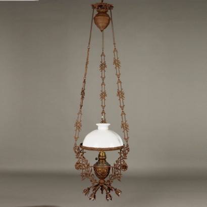 Lampadario a olio
