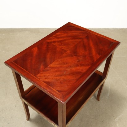 Liberty Coffee Table, Liberty Coffee Table in Mahogany and Brass In
