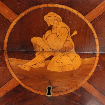 Neoklassizistische lombardische Kommode, verschiedene Essenzen, 18. Jahrhundert_1279954 Paar Kommoden, Paar Kommoden aus dem späten 18. Jahrhundert, Paar neoklassizistische lombardische Kommoden