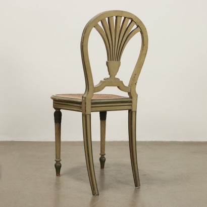 Coppia di sedie in stile neoclassico