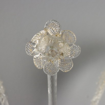 PAIR OF APPLIQUES,Pair of Blown Glass Appliques