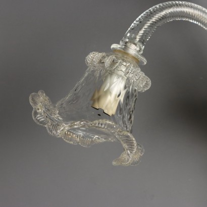 PAIR OF APPLIQUES,Pair of Blown Glass Appliques