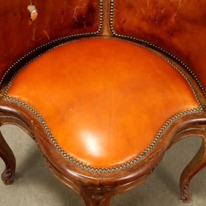 Silla de esquina, silla de conversación, silla de conversación de haya