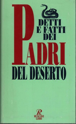 Detti e fatti dei Padri del deserto