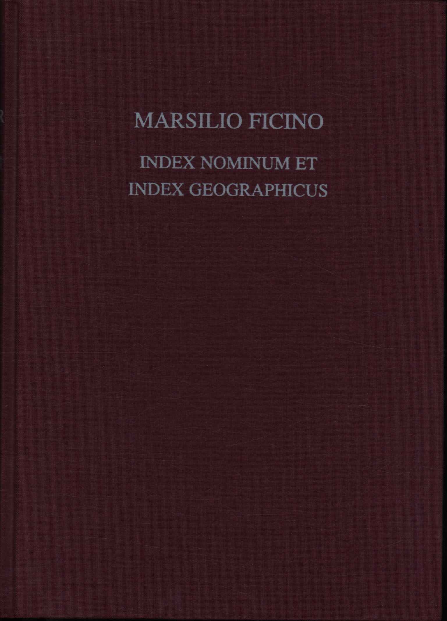 Índice de nomenclatura e índice geográfico
