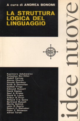 La struttura logica del linguaggio
