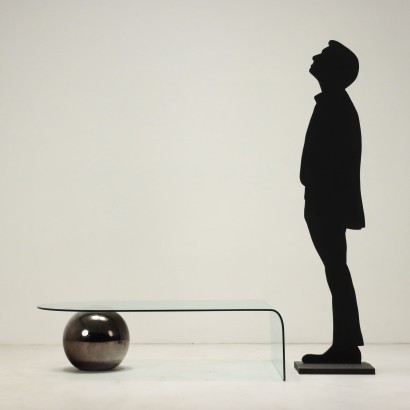 Glass Coffee Table 80s-90s,Glass Coffee Table 80s-90s