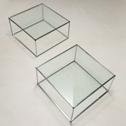 Tables basses en verre des années 80, Tables basses en verre des années 80, Tables basses en verre des années 80, Tables basses en verre des années 80