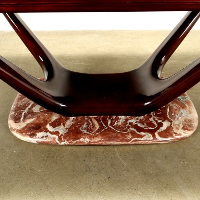 1950s Glass Top Table, 1950s Glass Top Table, 1950s Glass Top Table, 1950s Glass Top Table