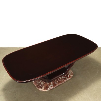 1950s Glass Top Table, 1950s Glass Top Table, 1950s Glass Top Table, 1950s Glass Top Table