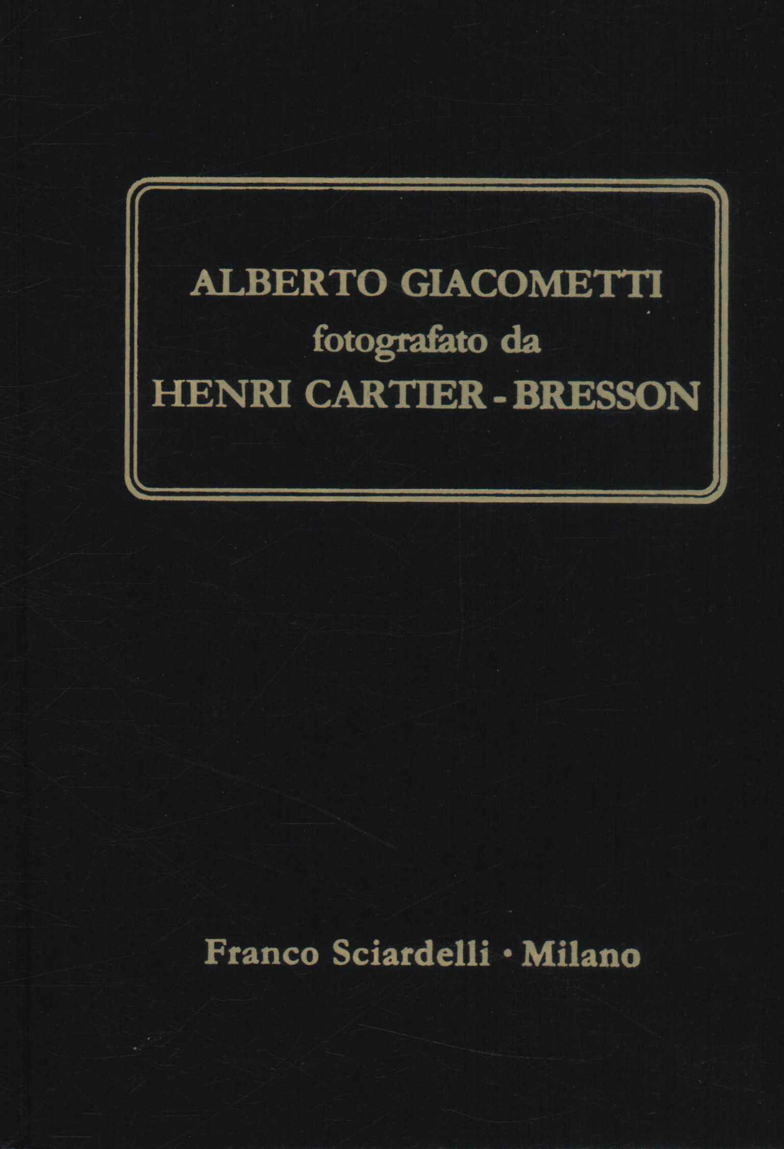 Alberto Giacometti fotografato da Henri