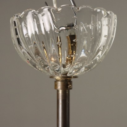 Lámpara de araña de cristal y latón, década de 1930, lámpara de araña de cristal y latón, década de 1930, lámpara de araña de cristal y latón, década de 1930-4