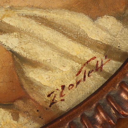 Peinture de la Vierge à l'Enfant