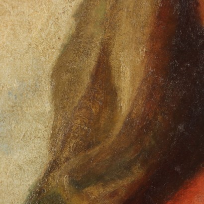 Peinture de la Vierge à l'Enfant