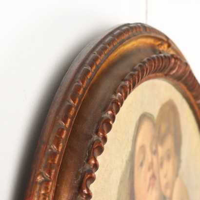 Peinture de la Vierge à l'Enfant