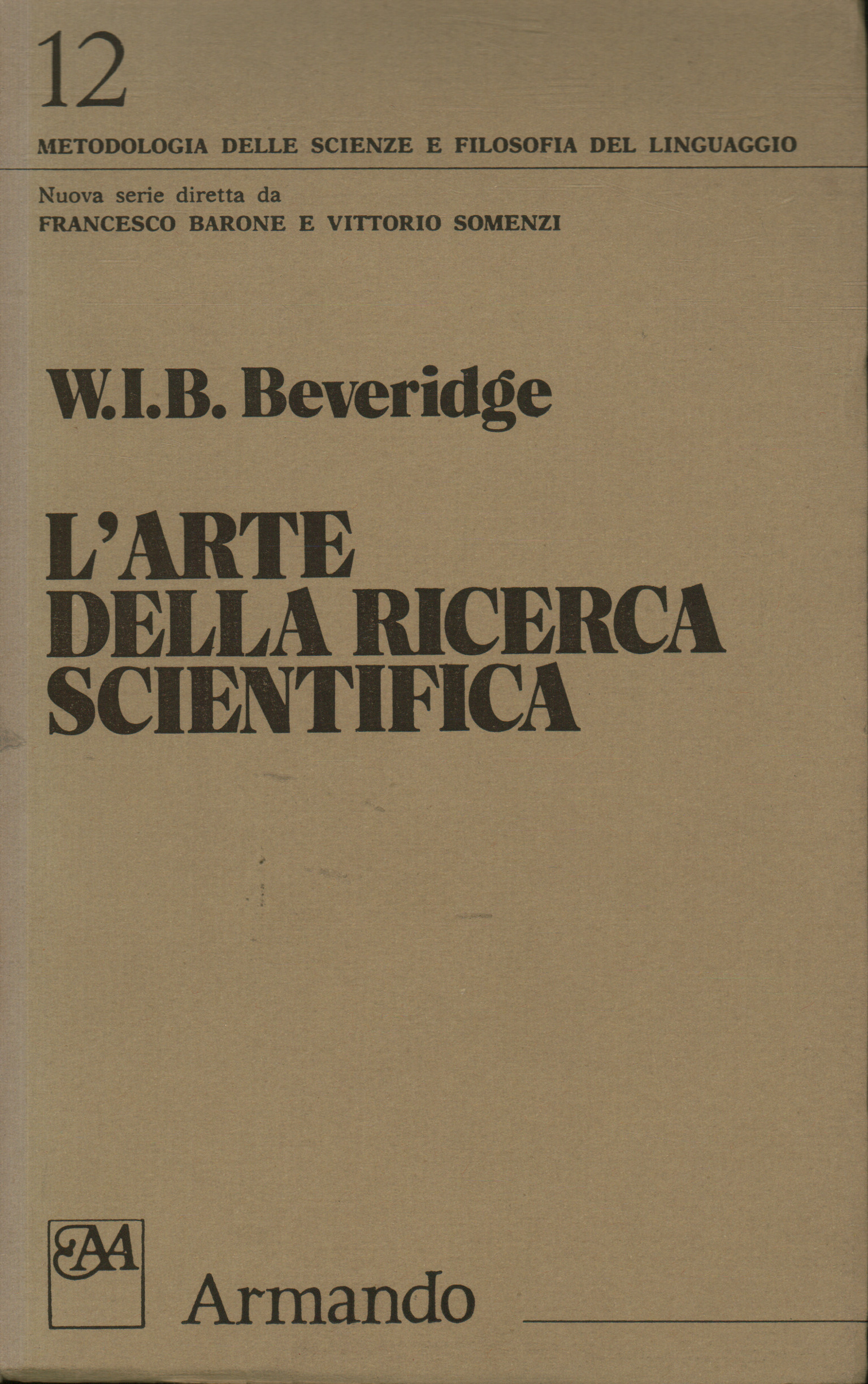 The art of scientific research