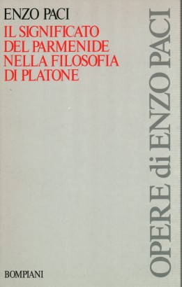 Il significato del Parmenide nella filosofia di Platone