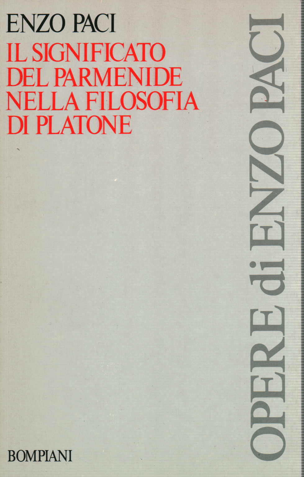 Il significato del Parmenide nella filos