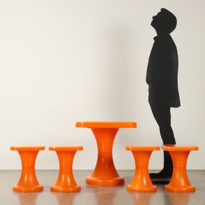Set di tavolini Anni 70 in materiale%2,Set di tavolini Anni 70 in materiale%2,Set di Tavolini Anni 70 in Materiale%2